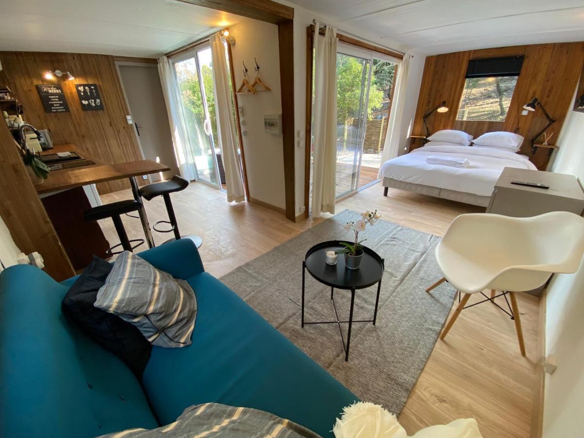 Superbe Cabane Jacuzzi Jardin Clim Wifi Parking Meyreuil Eksteriør billede