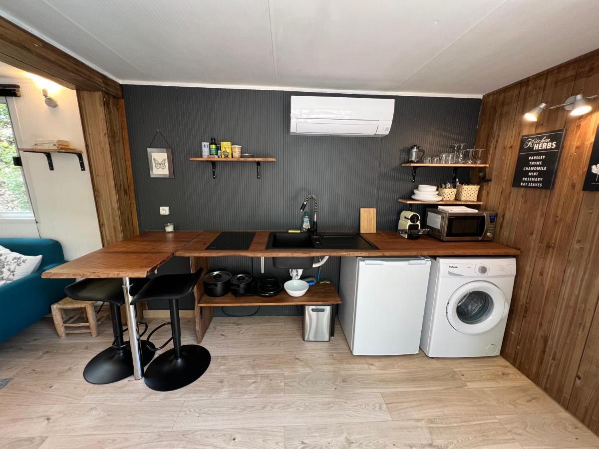 Superbe Cabane Jacuzzi Jardin Clim Wifi Parking Meyreuil Eksteriør billede